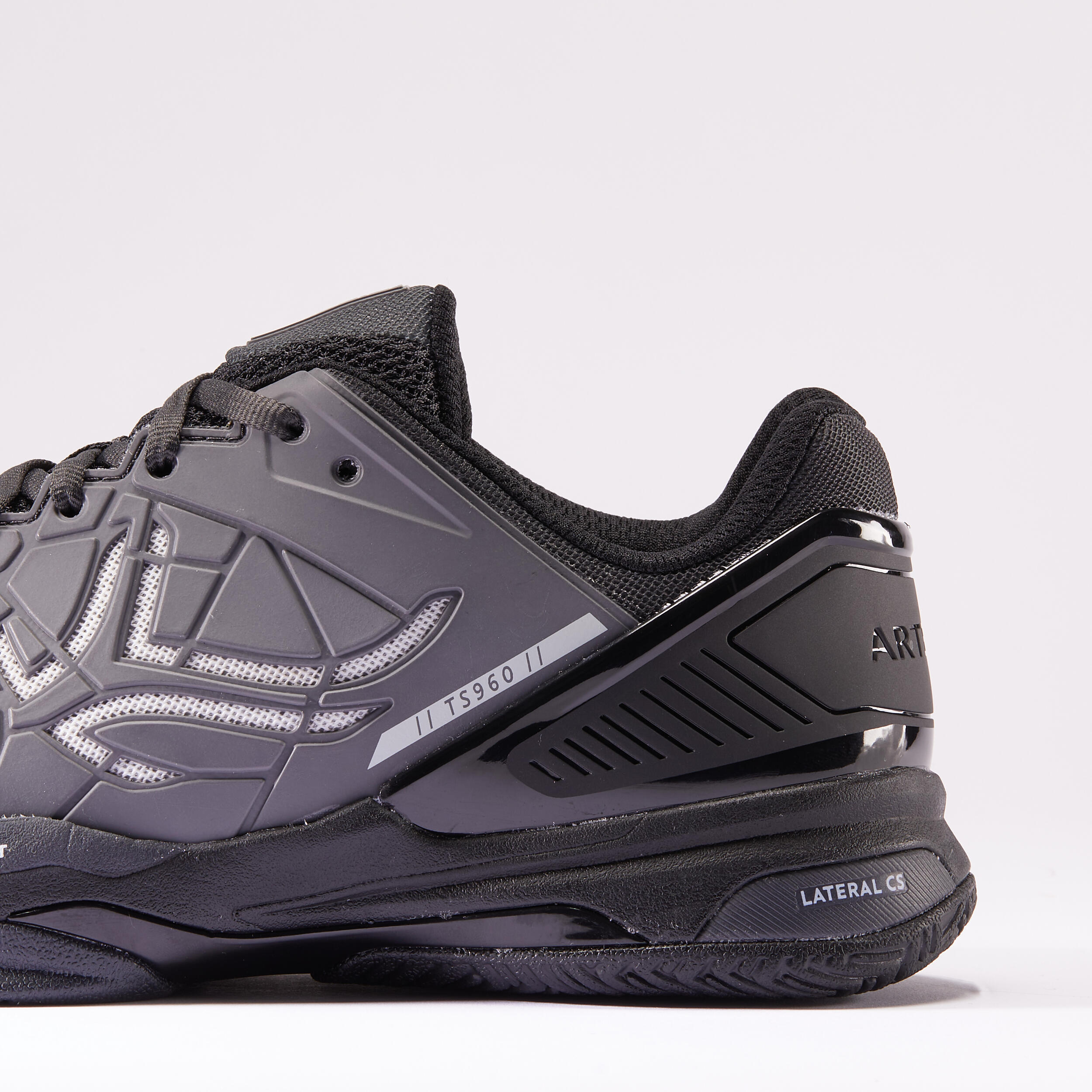 Men's Tennis Multicourt Shoes Strong Pro - Grey/Black 5/8