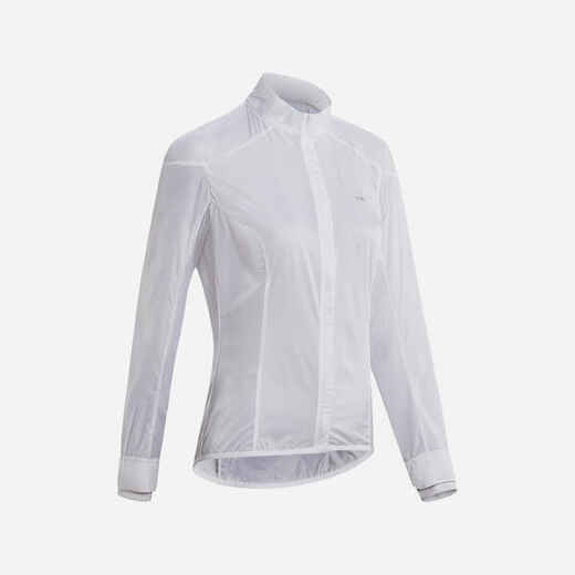 
      Sieviešu vēju aizturoša riteņbraukšanas jaka “Ultralight”, balta
  