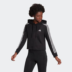 SWEAT A CAPUCHE FITNESS ADIDAS FEMME NOIR