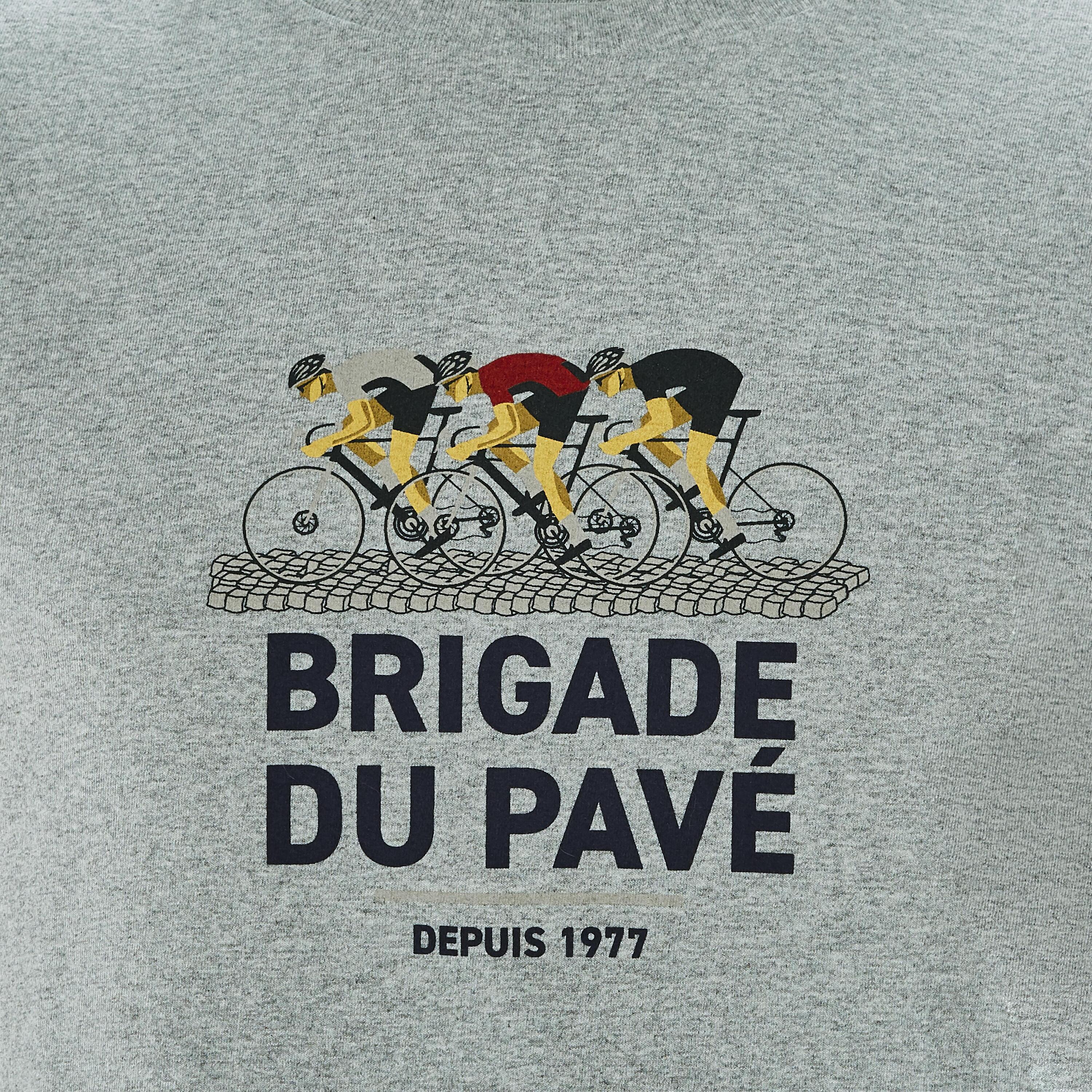 T-Shirt Made In France Brigade du Pavé - Grey 3/9