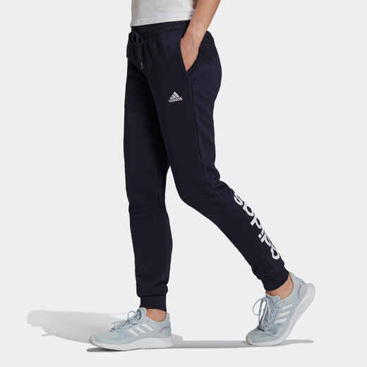 
      Women's Fitness Majority Cotton Slim Jogging Bottoms - Blue
  