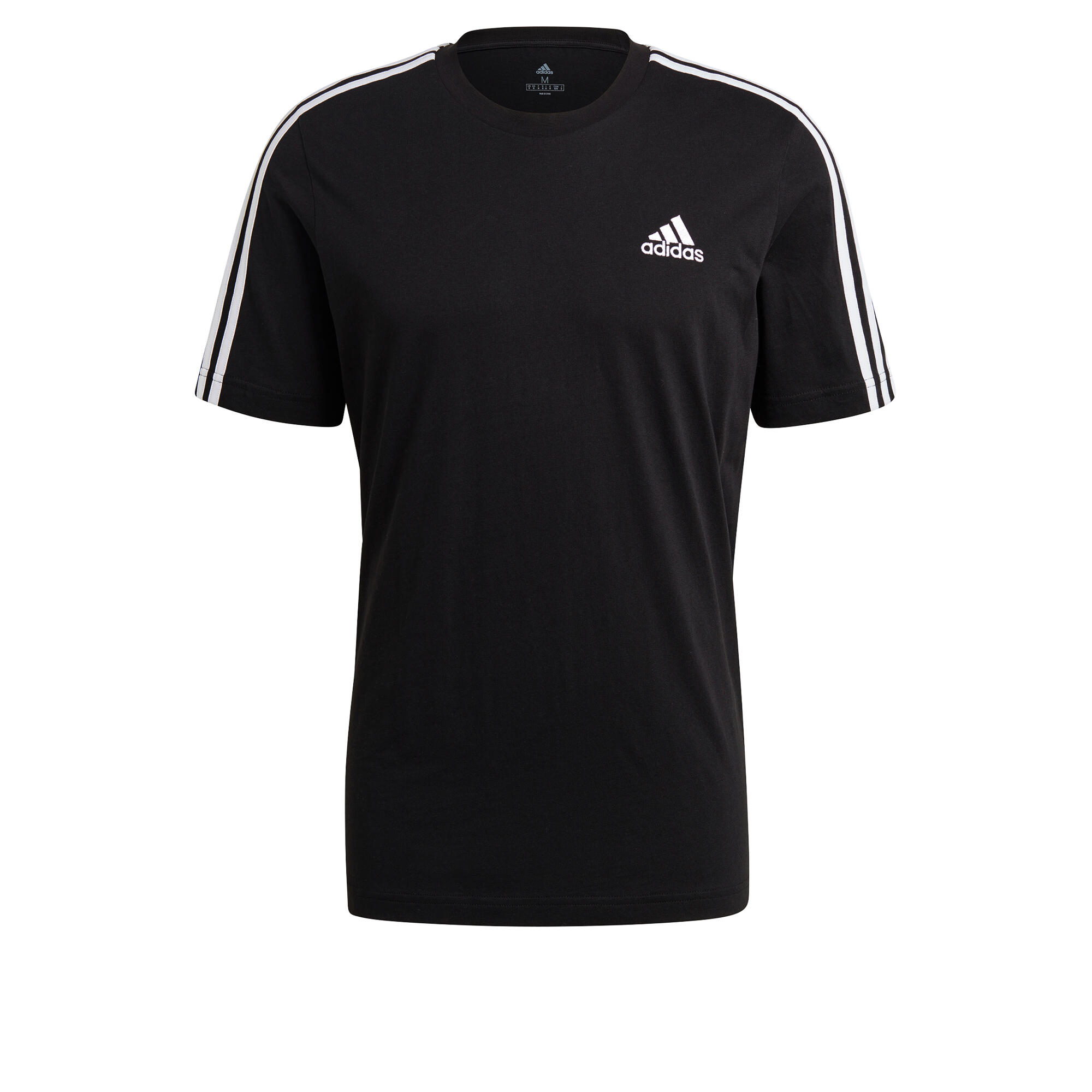 Pánské fitness tričko s krátkým rukávem bavlněné černé 6/6