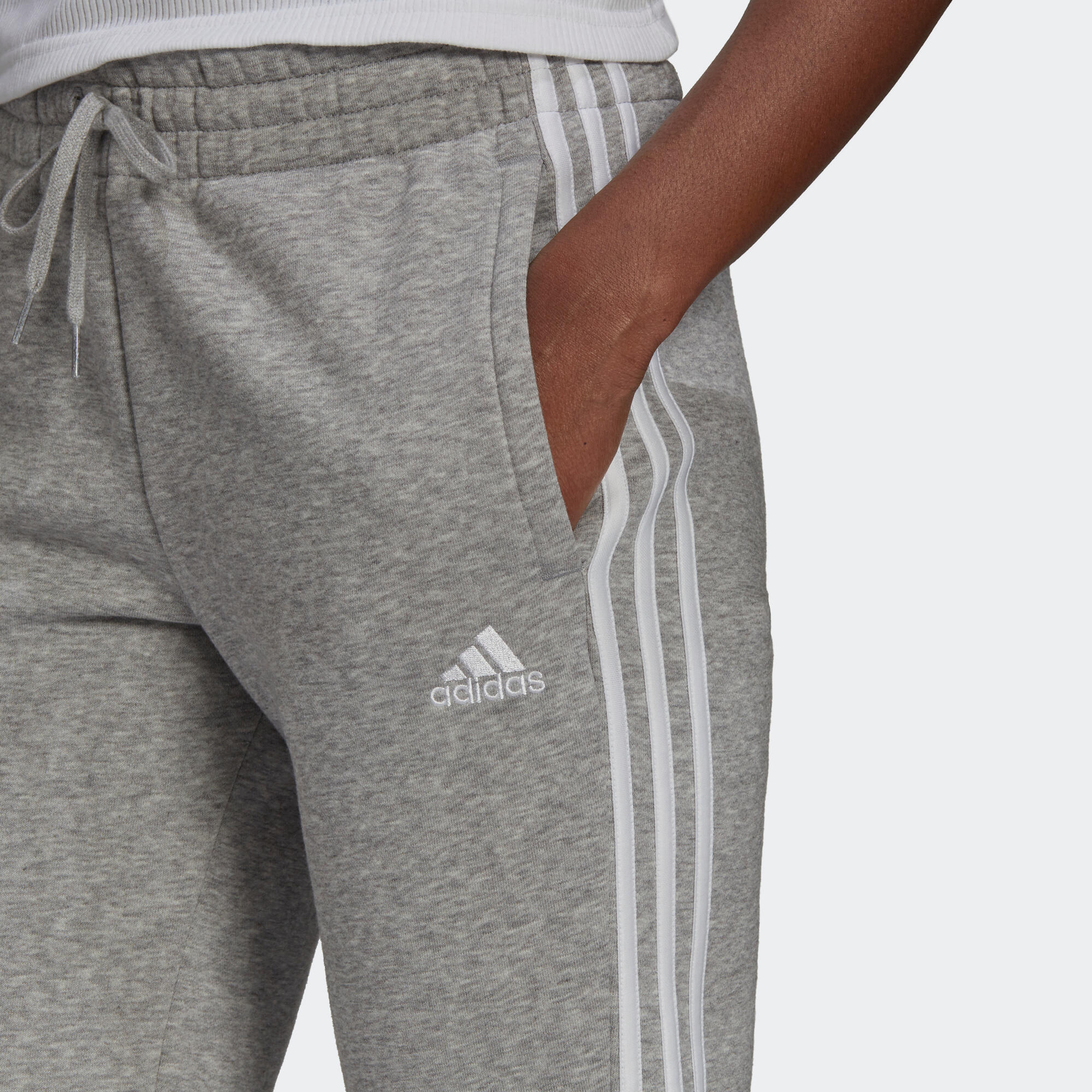 grijze adidas joggingbroek dames