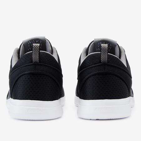 Soft 140 Mesh Fitness Walking Shoes - Black/White - Women’s
