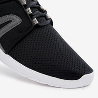 Soft 140 Mesh Fitness Walking Shoes - Black/White - Women’s