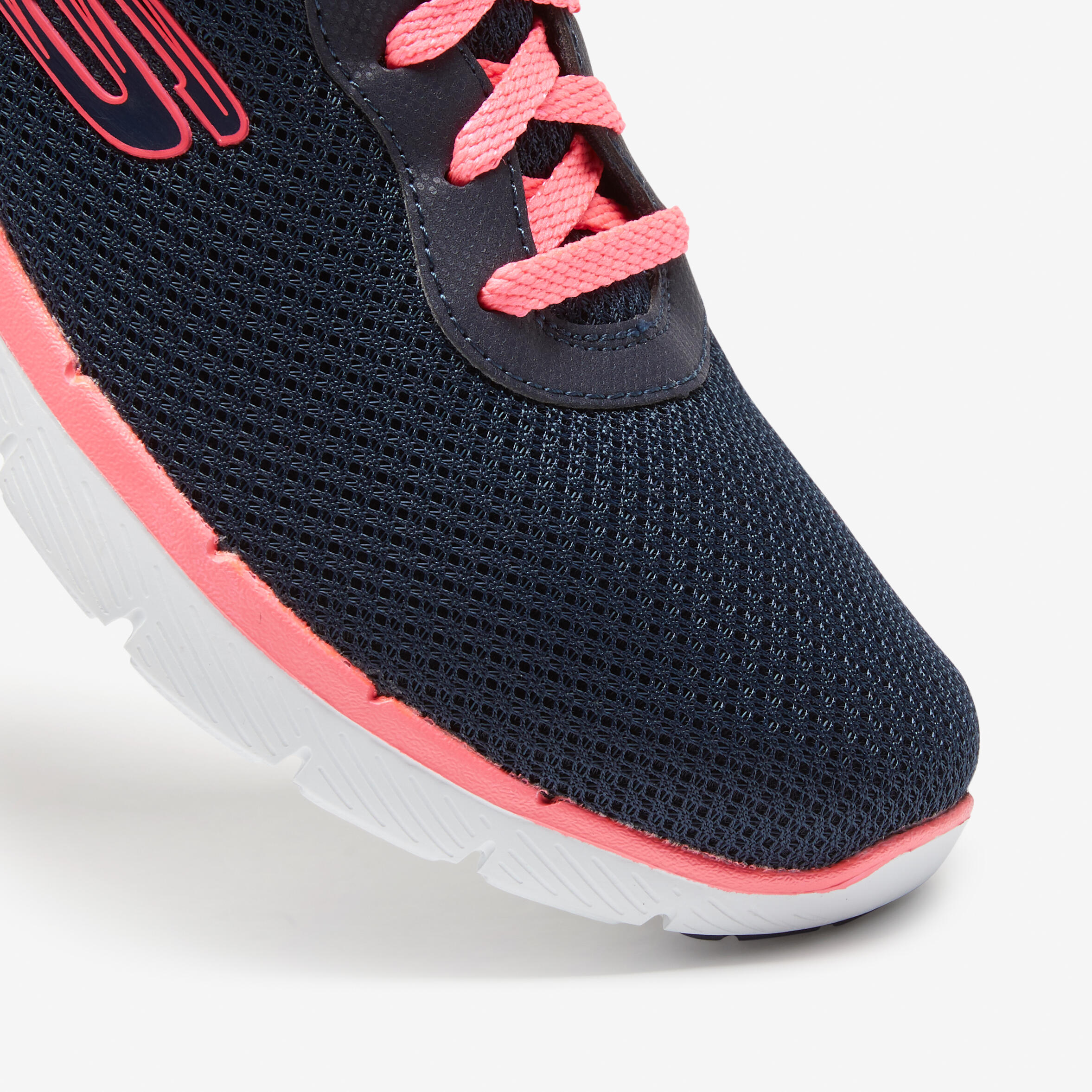 Flex Appeal Women's Fitness Walking Shoes - Blue/Pink 4/7