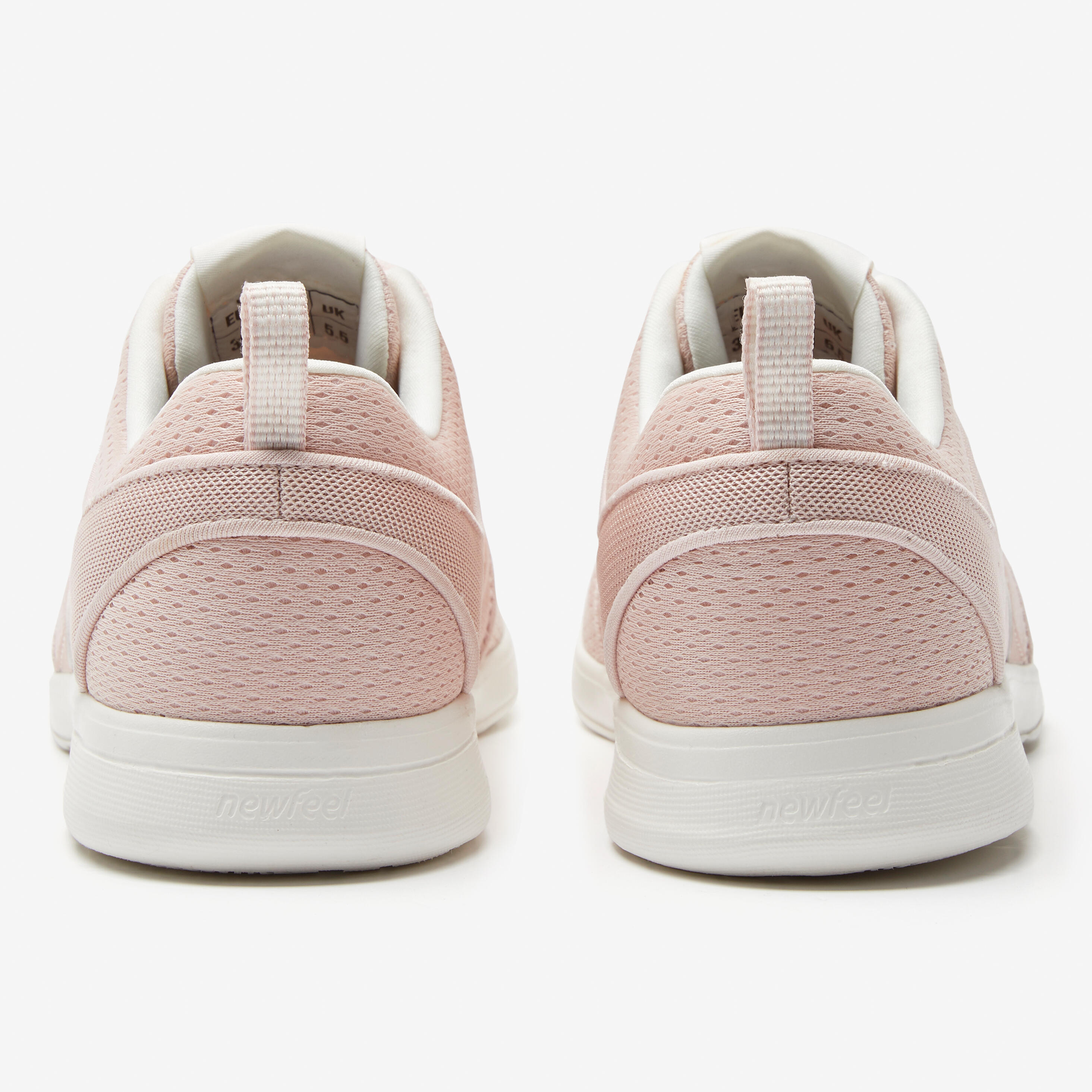 pink walking sneakers