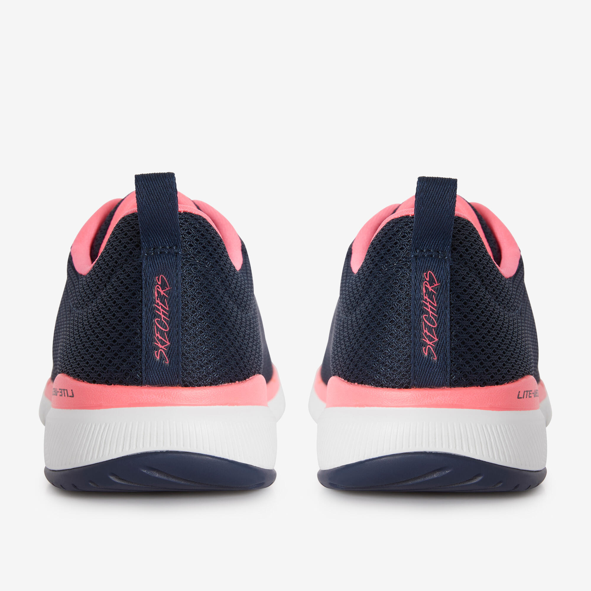 Flex Appeal Women's Fitness Walking Shoes - Blue/Pink 6/7