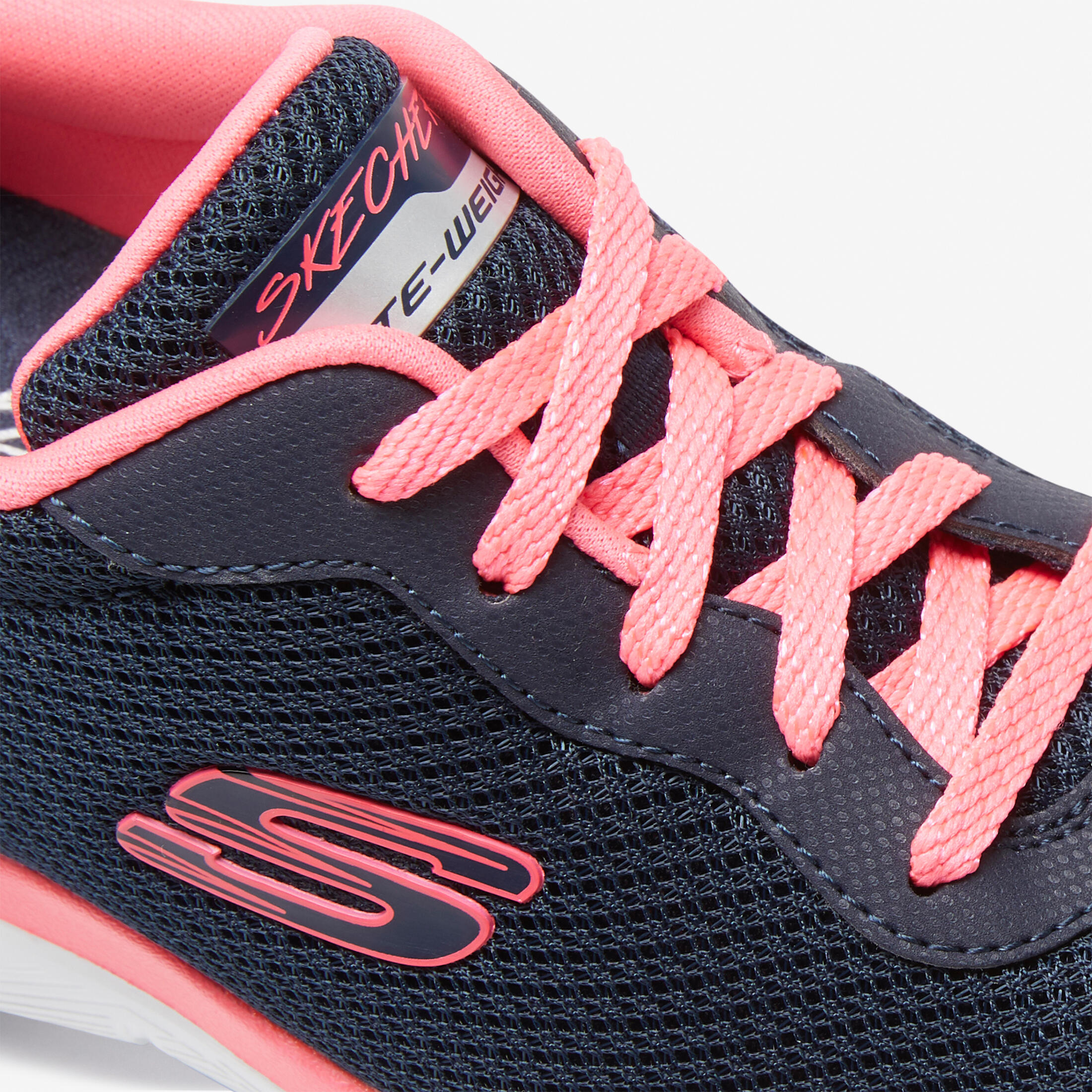 Flex Appeal Women's Fitness Walking Shoes - Blue/Pink 7/7