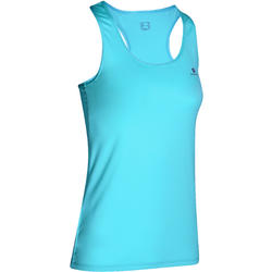 Débardeur fitness cardio femme bleu clair MY TOP Energy