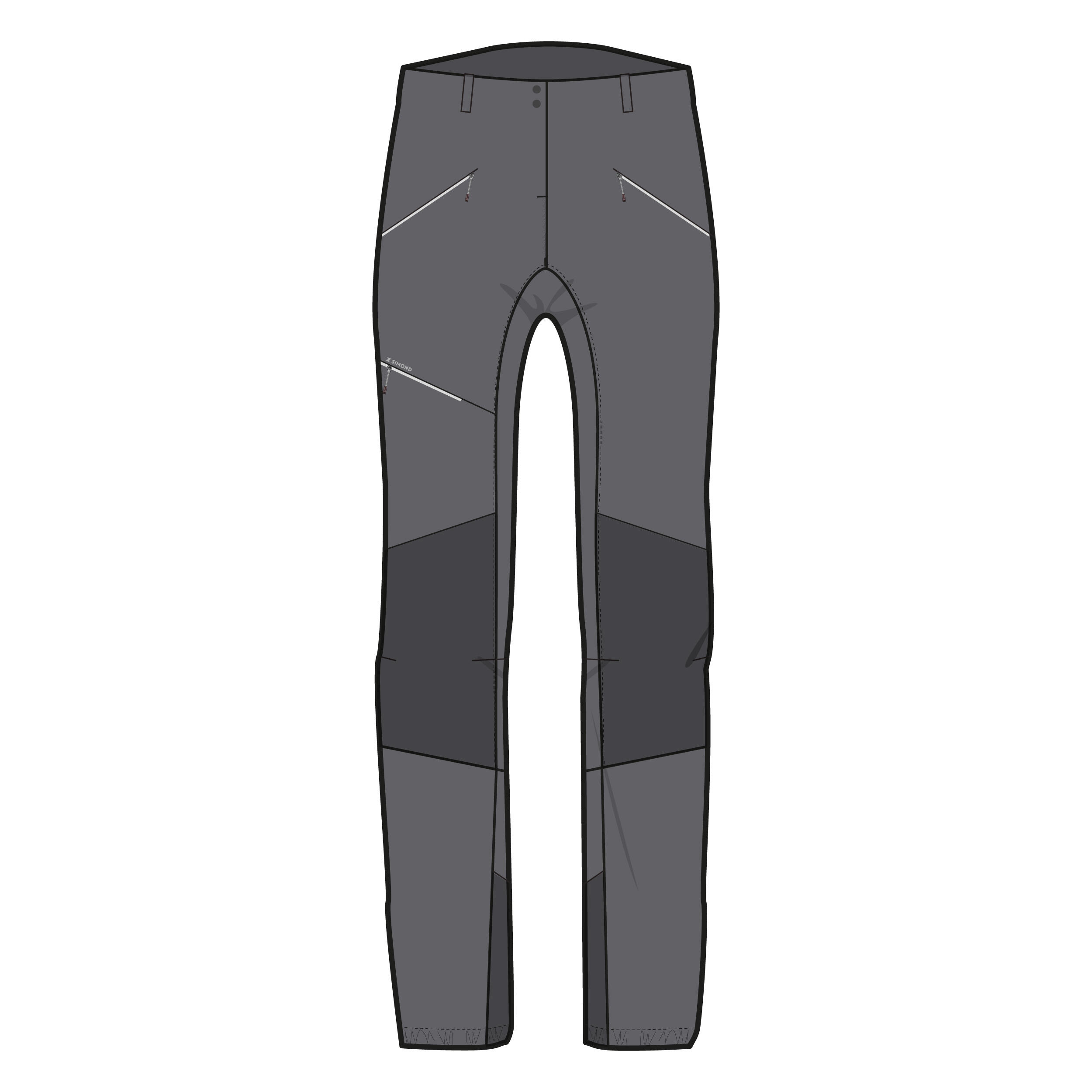 Pantalón de alpinismo y montaña Mujer Simond Alpinism Light 7/10