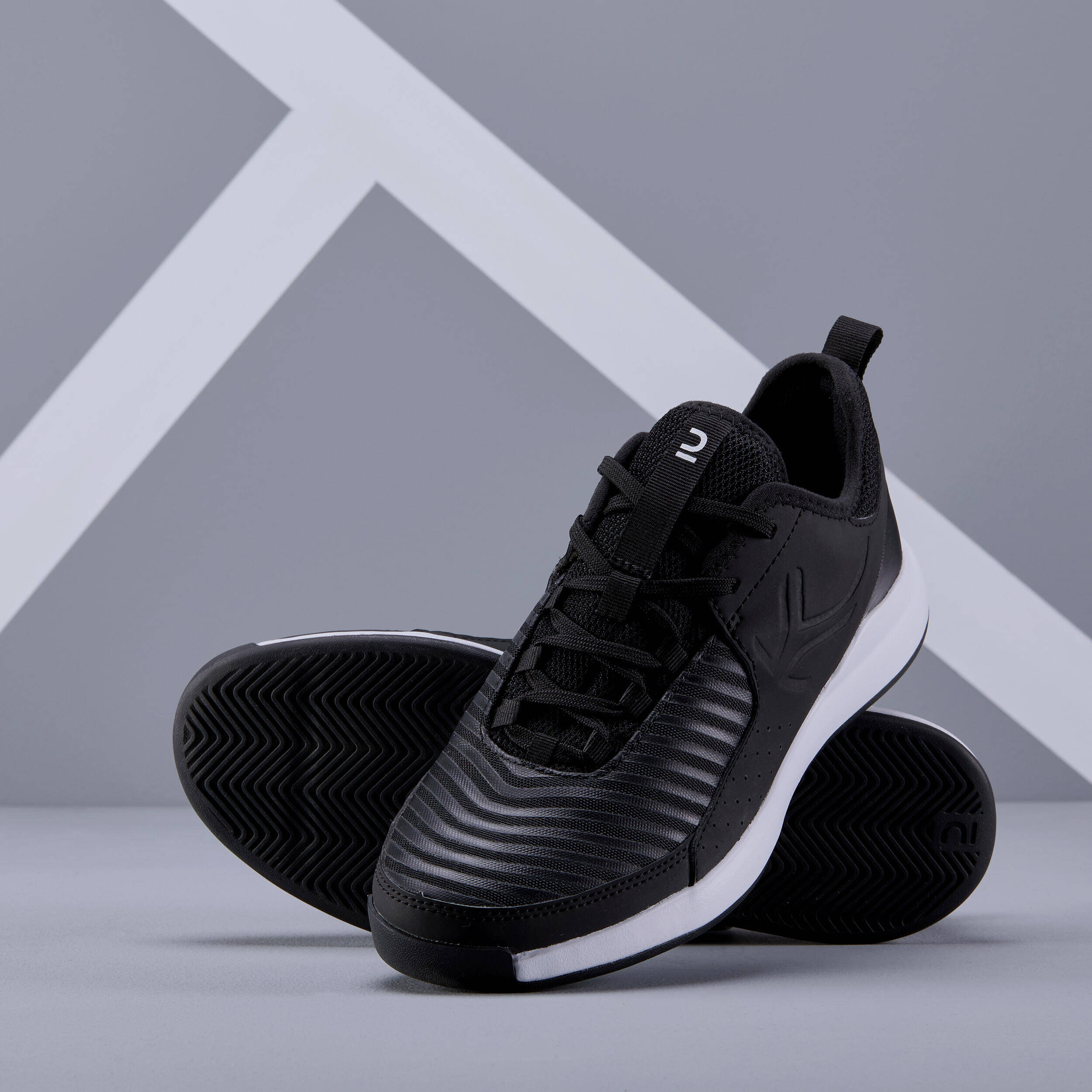 Women Tennis Multi-Court Shoes - TS130 Black -  3