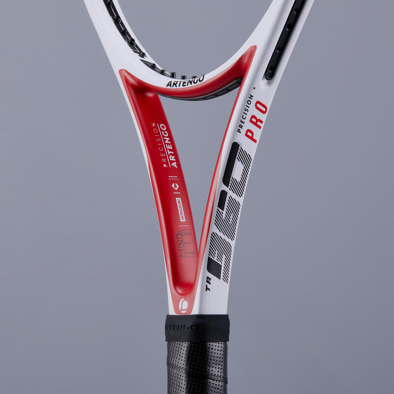 Tennisracket voor volwassenen TR960 Precision pro 18x20 onbespannen wit 305 g