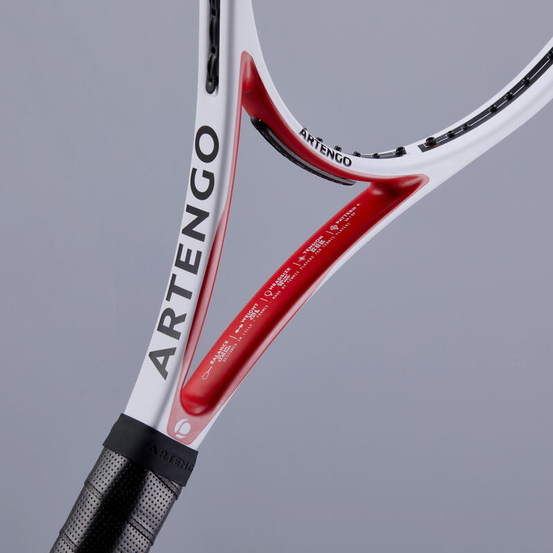Raquette de tennis adulte - TR960 PRECISION Pro 16x19 blanche 305g NON CORDEE