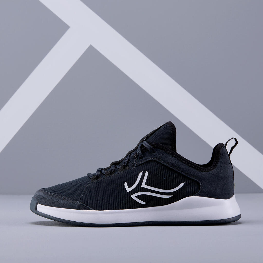 CALZADO DE TENIS HOMBRE TS130 GRIS OSCURO MULTI COURT
