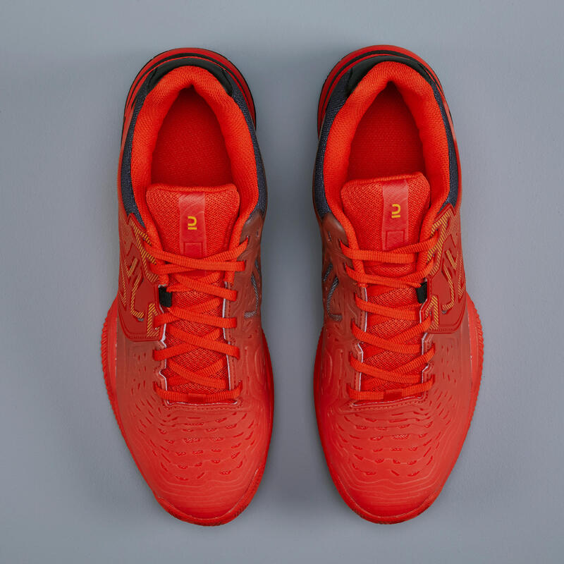 Pánské tenisové boty na antuku TS560 oranžové
