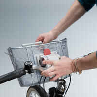 Kids' Metal Bike Basket - Grey