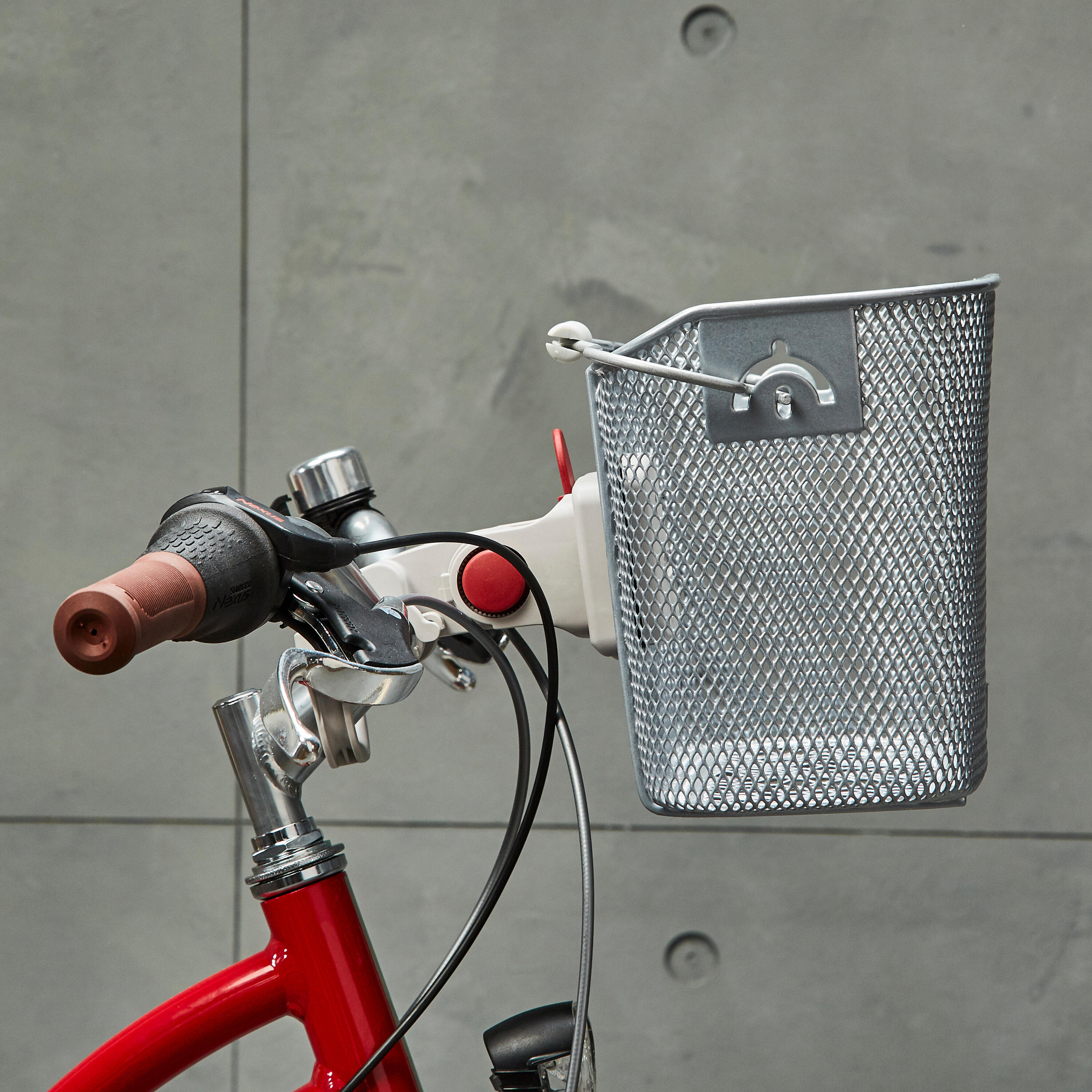 Kids' Metal Bike Basket - Grey 9/13