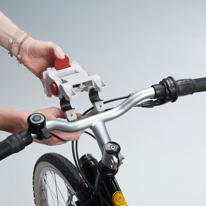 Kids' Metal Bike Basket Black BTWIN Decathlon