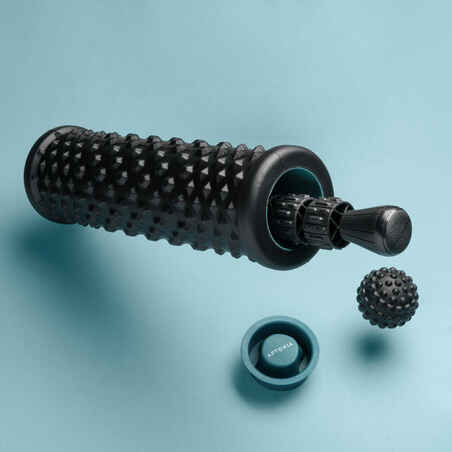 Massage Kit: Massage roller, ball and stick