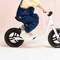 אופני איזון לילדים 10 אינץ' דגם RunRide 100 – לבן/שחור