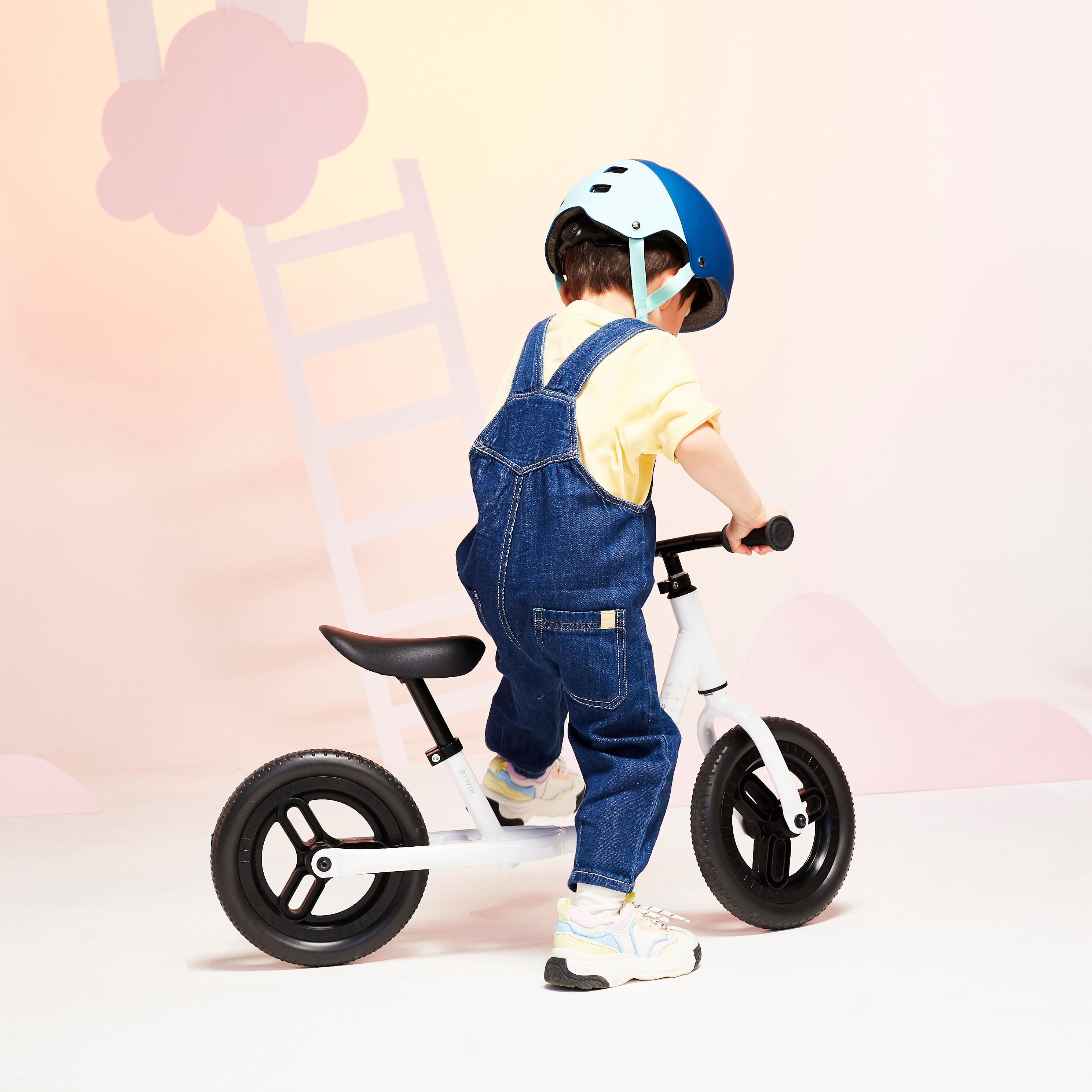 Balance Bike Runride 100 - White 4/12