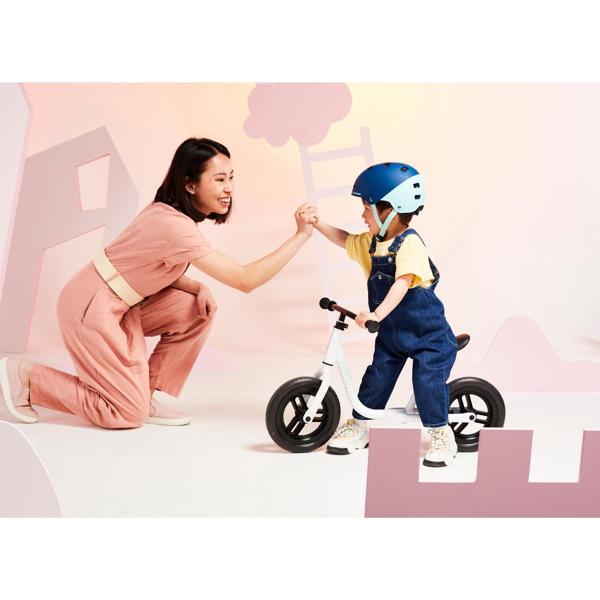 Balance Bike Runride 100 - White 9/12