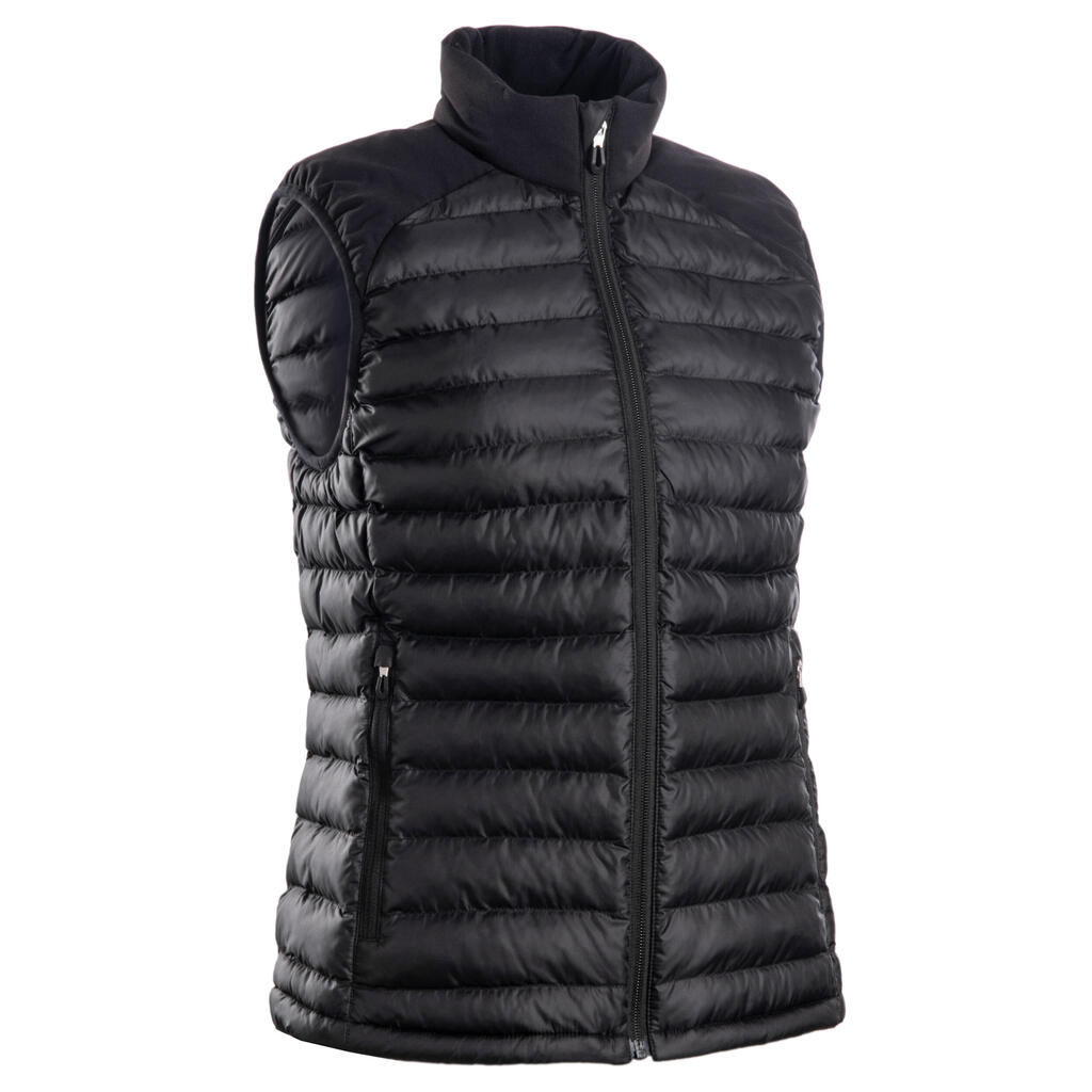 Women's golf sleeveless winter down jacket CW500 black