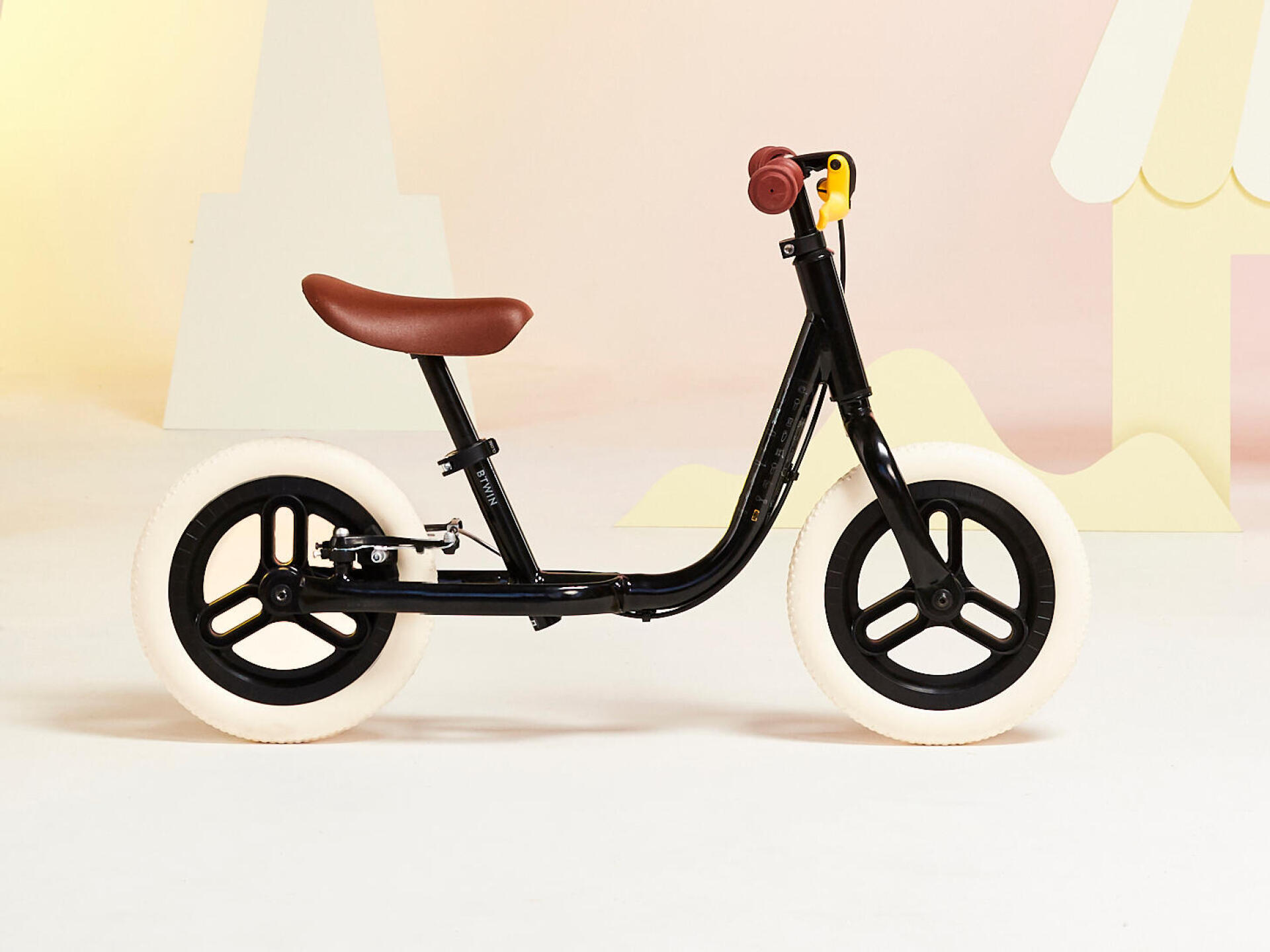 BICICLETA SEM PEDAIS 10 polegadas decathlon preto