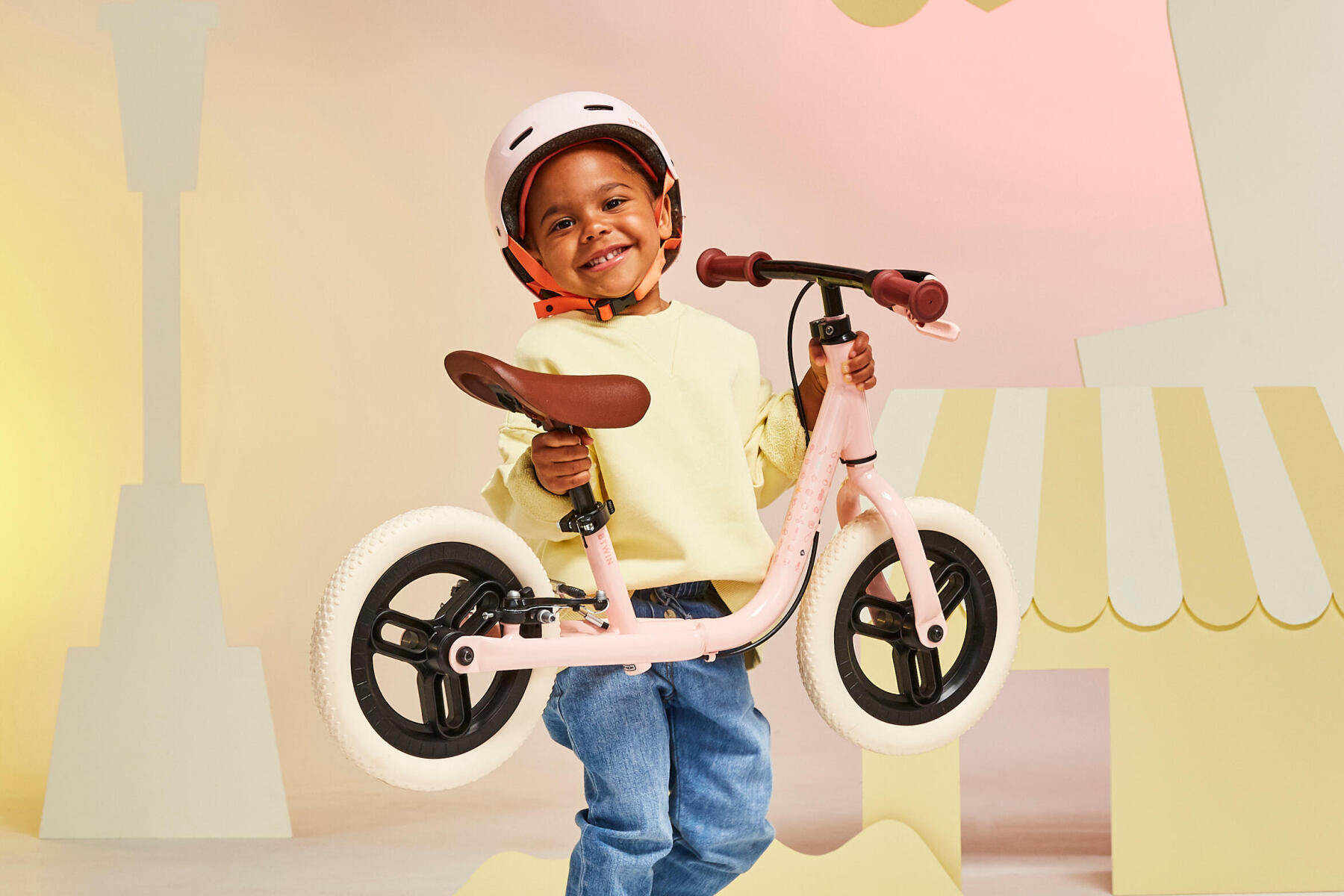 learning to ride a bike