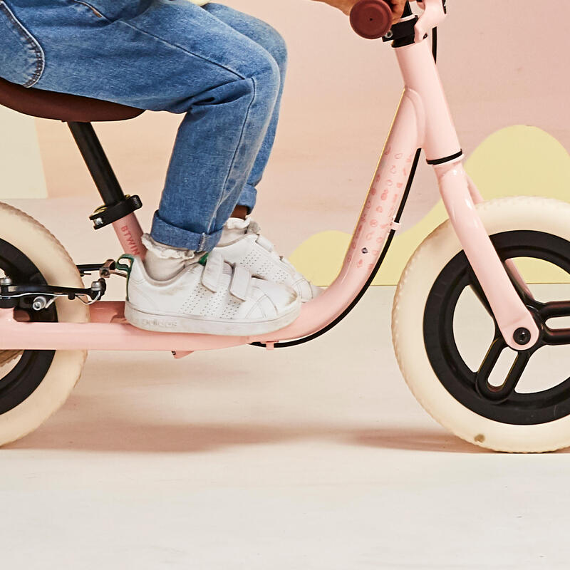 Draisienne enfant 10 pouces runride 500 rose/beige