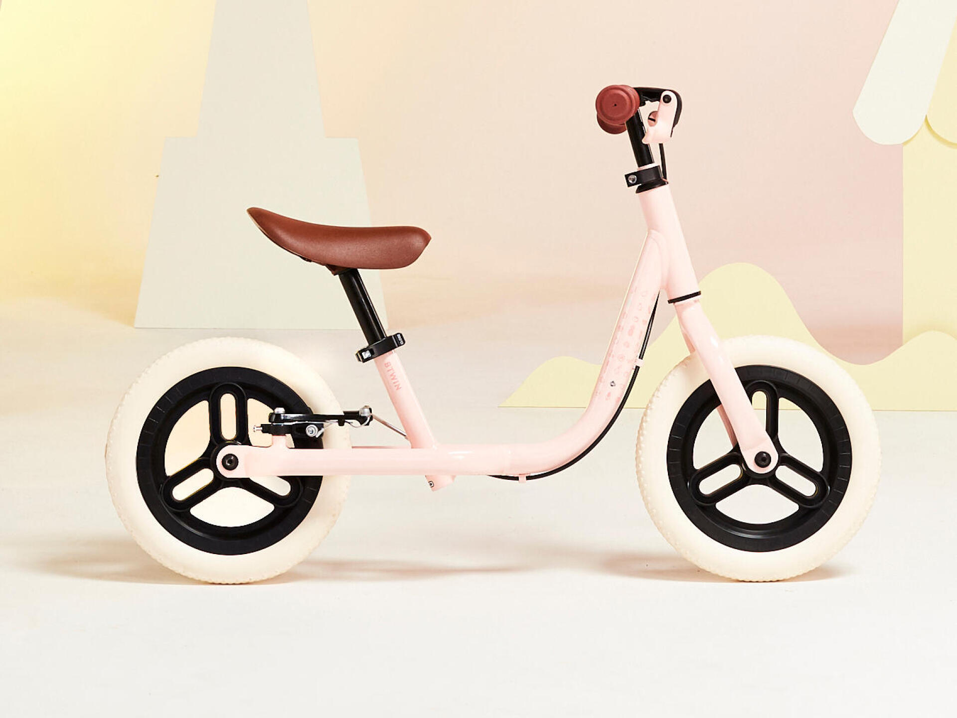 BICICLETA SEM PEDAIS 10 polegadas decathlon rosa