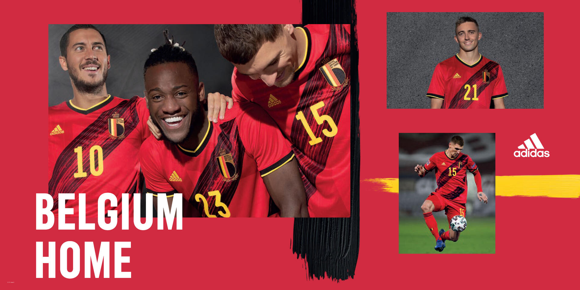 Maillot Adidas Replica Belgique Home adulte 2020