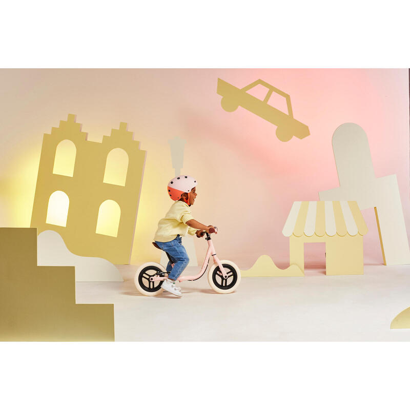 DRAISIENNE ENFANT 10 POUCES RUNRIDE 500 ROSE/BEIGE