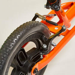 Kids Balance Bike Runride 500 Orange 10 inch 2-4 years