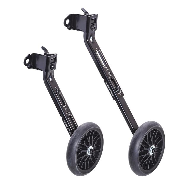 Kids Bike Training Wheels 20 & 24 Inch With Derailleur v2 Black