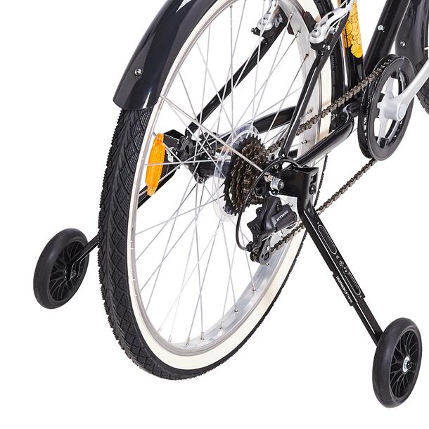 Kids Bike Training Wheels 20 & 24 Inch With Derailleur v2 - Black