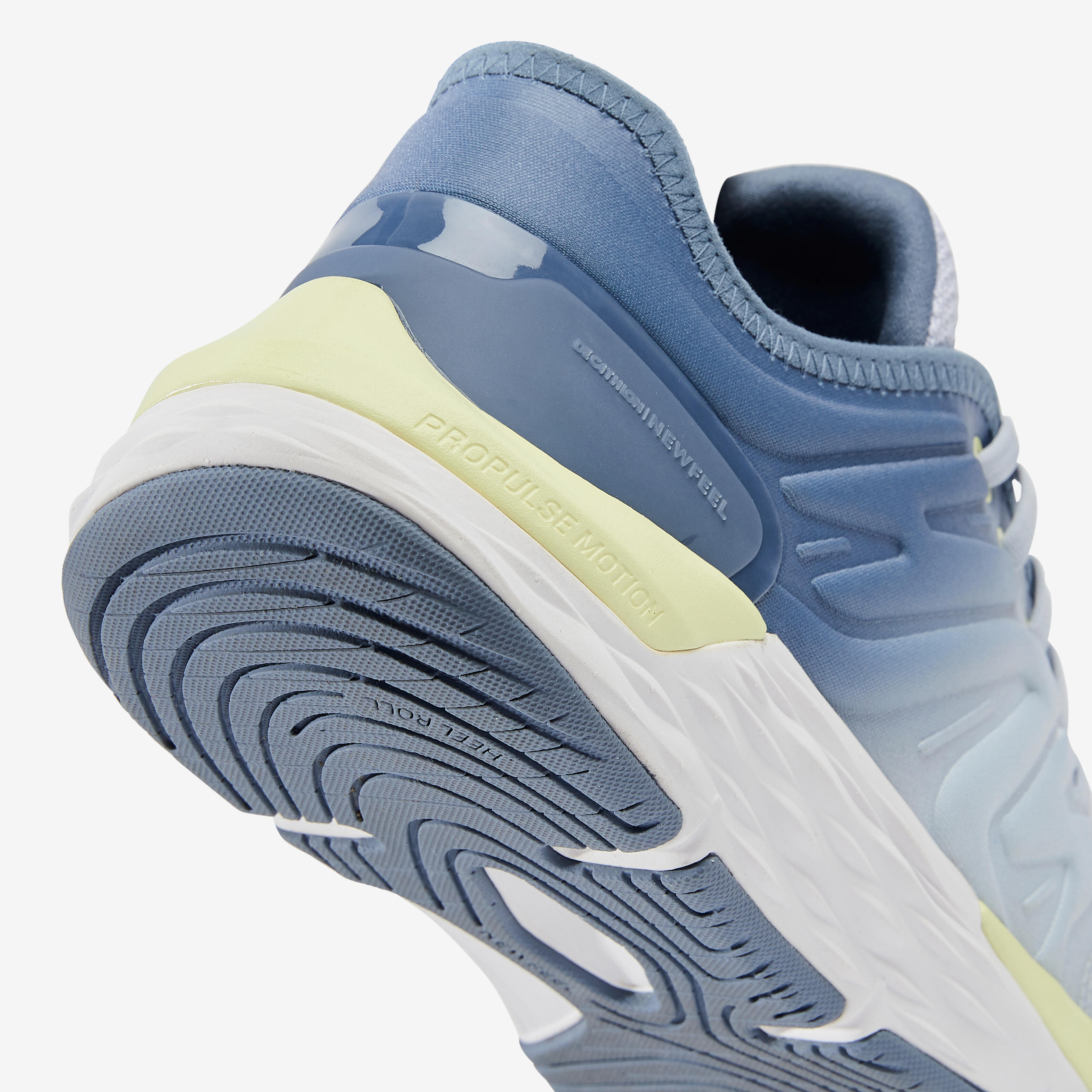 Chaussures de marche sportive Sportwalk Confort bleu gris Decathlon