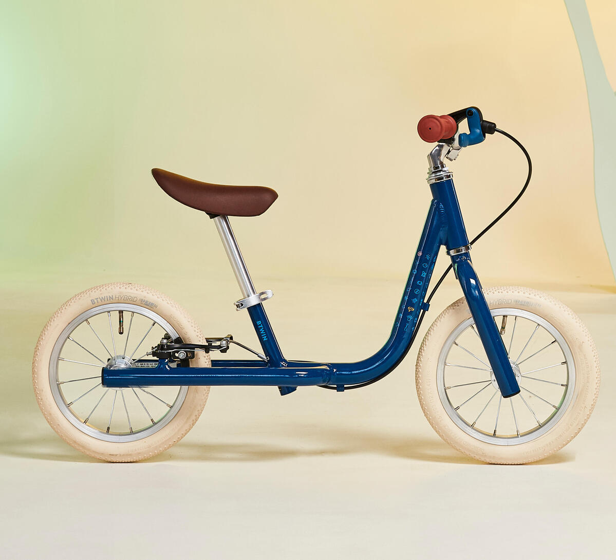 DRAISIENNE ENFANT 12 POUCES ALU RUNRIDE 900 ALU JAUNE BTWIN Decathlon