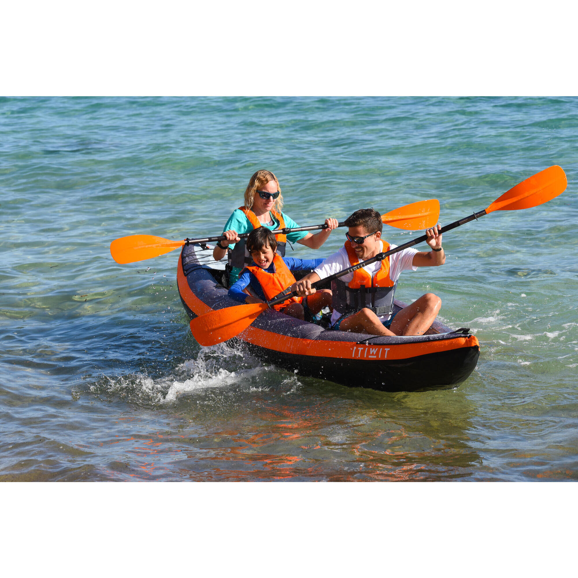Itiwit inflatable Kayak 3 Person 
