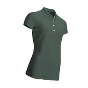 Women's golf short-sleeved polo shirt MW500 - Green