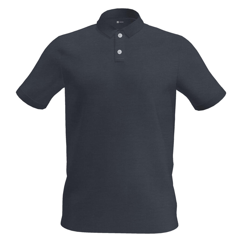 Golf cotton short sleeve polo shirt beige