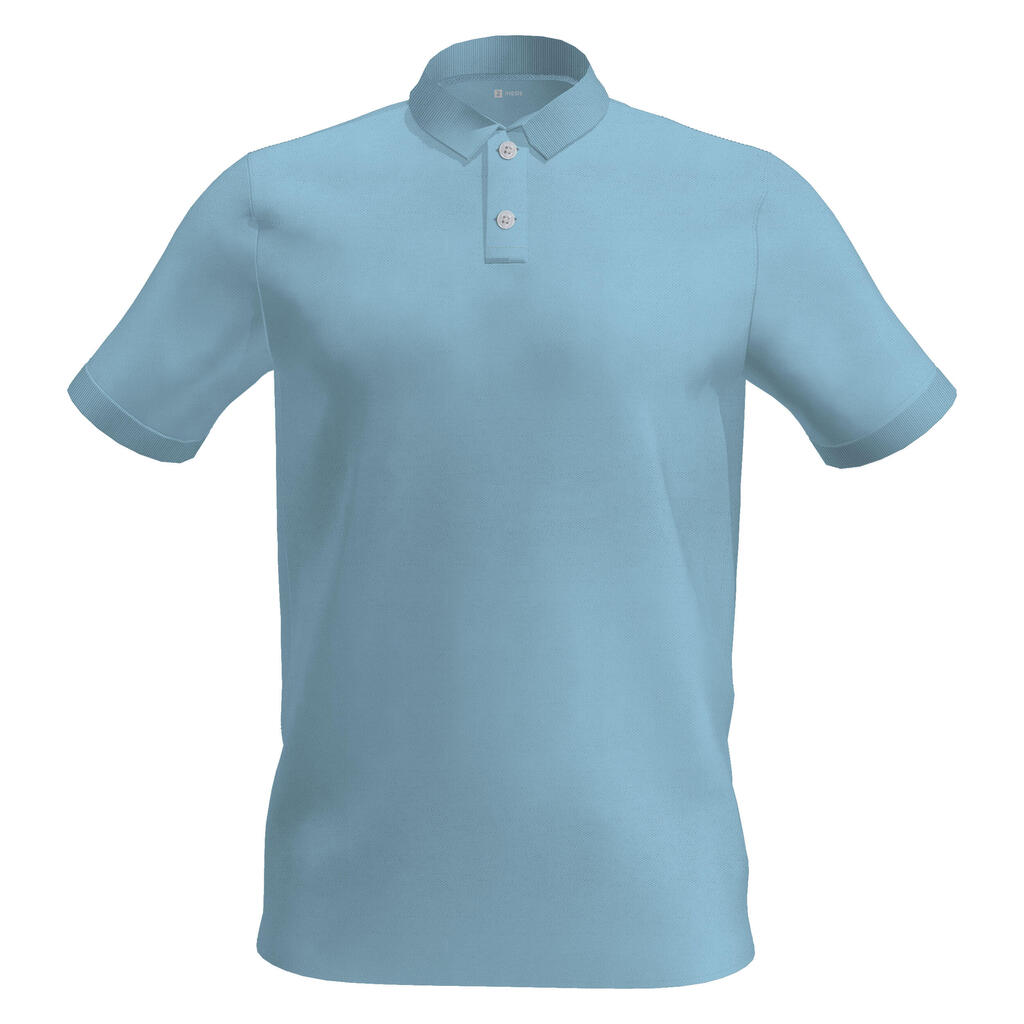 Men's golf cotton short-sleeved polo shirt - MW500 Forest green