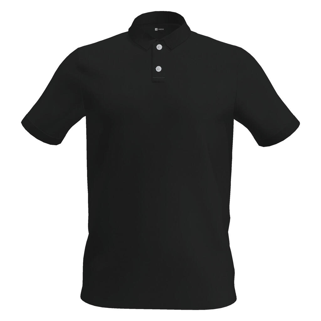 Men’s golf cotton short-sleeved polo shirt - MW500 Light grey
