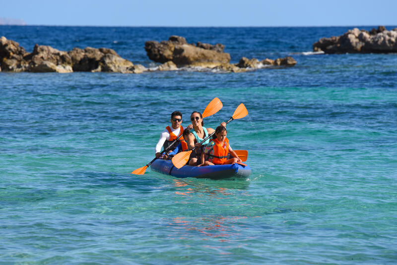 Kayak Canoa Hinchable Travesía X100+ 4 Plazas