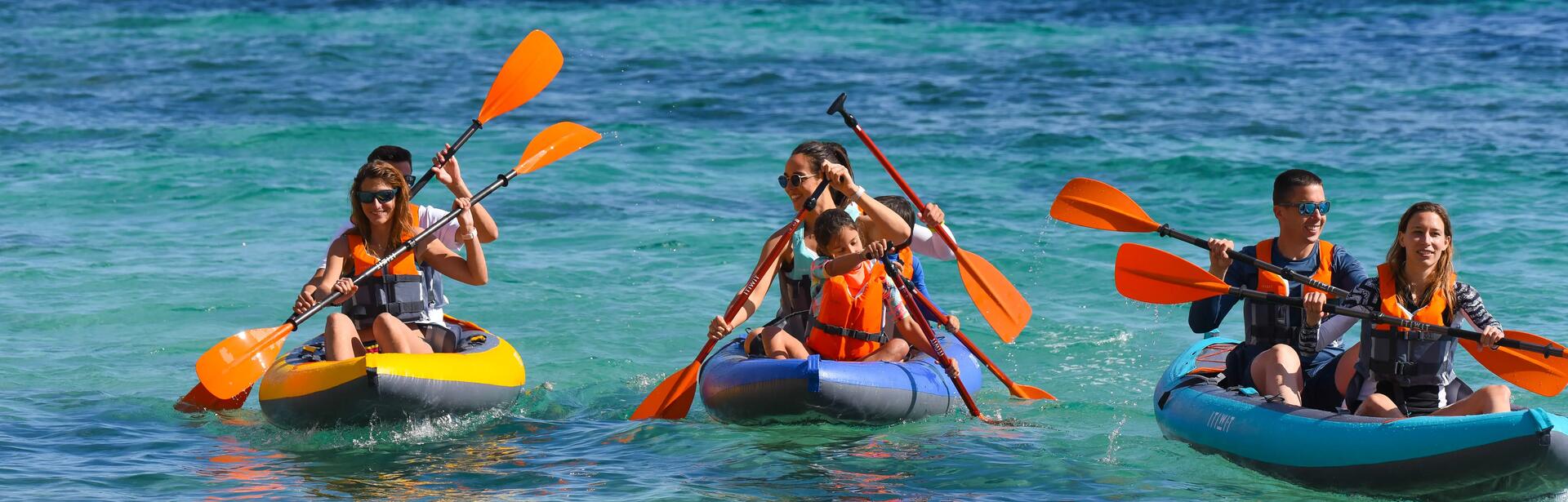 chèo kayak mùa hè ở đâu