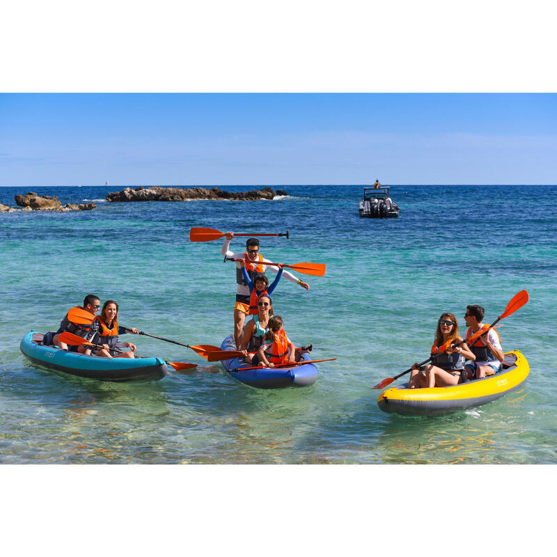 Kayak Canoa Hinchable Travesía X100+ 4 Plazas