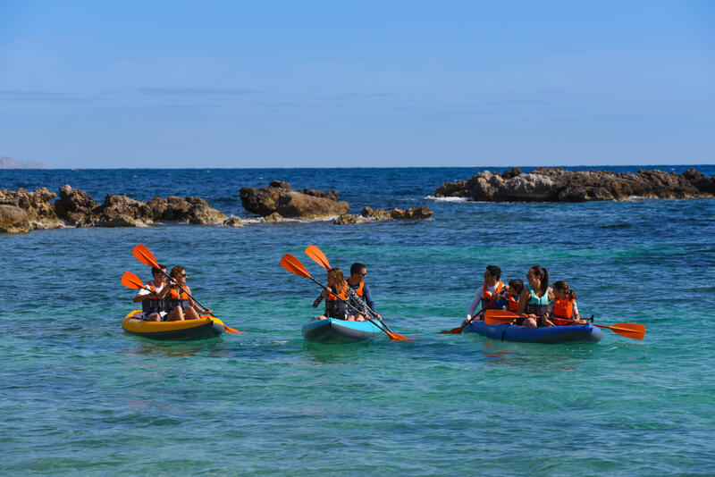 Kayak Canoa Hinchable Travesía X100+ 4 Plazas