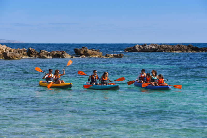 Kayak Canoa Hinchable Travesía X100+ 4 Plazas