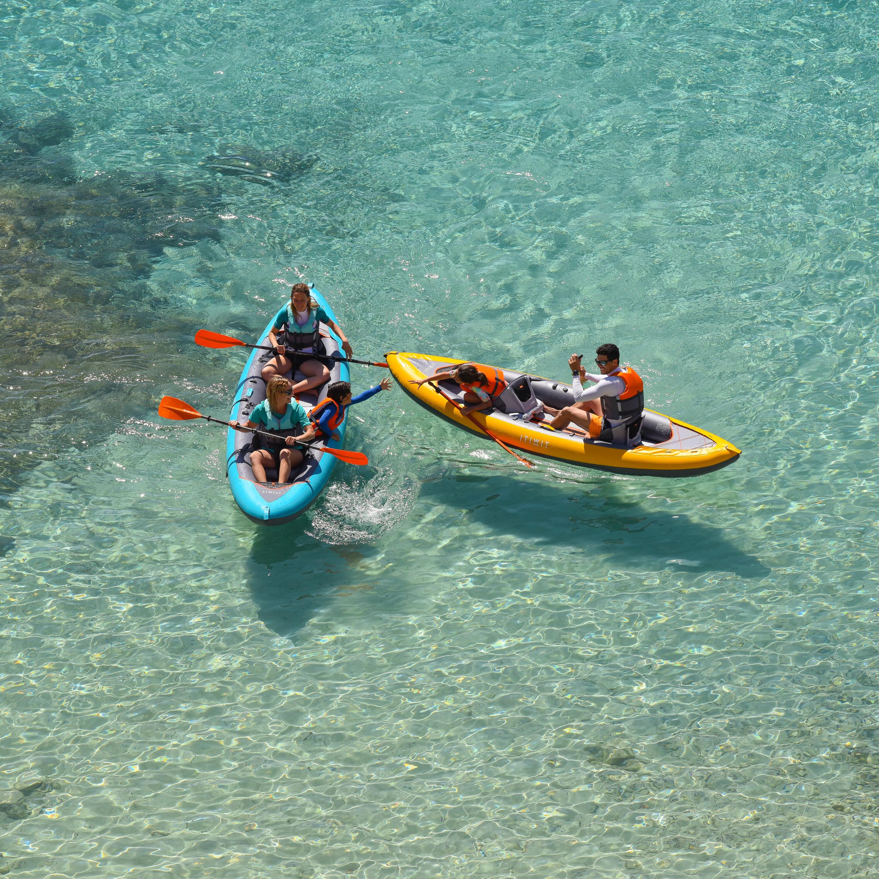 Disfrutando con el kayak